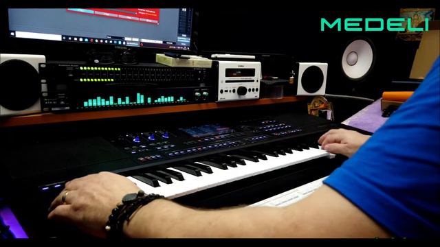 MEDELI AKX10 - Demonstracija ritmova i boja #MEDELI #klavijature смотреть онлайн