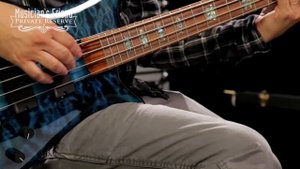 Spector USA NS-4 Bass Guitar, Black and Blue Clear Gloss
