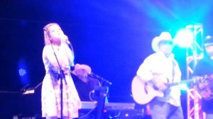 12 year old Elizabeth Price singing "The Yellow Rose of Texas" with Urban Cowboy Legend Johnny Lee