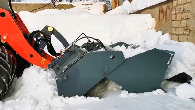 Ковш челюстной на погрузчик смотреть онлайн