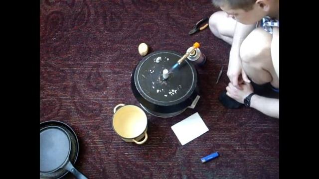 Отливка китайской опоки в домашних условиях