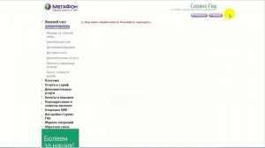 Детализация вызовов Мегафон