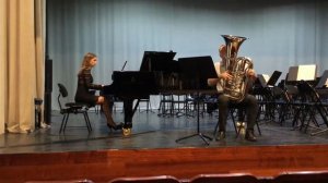 А.Лебедев Концертное аллегро для тубы и фортепиано F dur