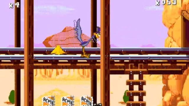 [SMD] Desert Demolition (roadrunner) (1994)  walkthrough прохождение