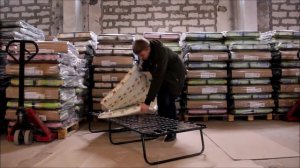 Раскладушка с матрасом "Сетка"