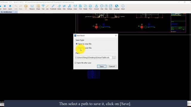 AutoCAD to Excel / DWG to Excel / DXF to Excel смотреть онлайн