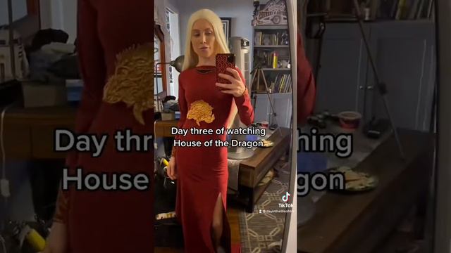 Progression of watching House of the dragon #houseofthedragon #funny #cosplay