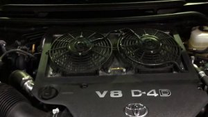 Ленд Круйзер 200 обдув интеркулера / land cruiser 200 intercooler fan kit
