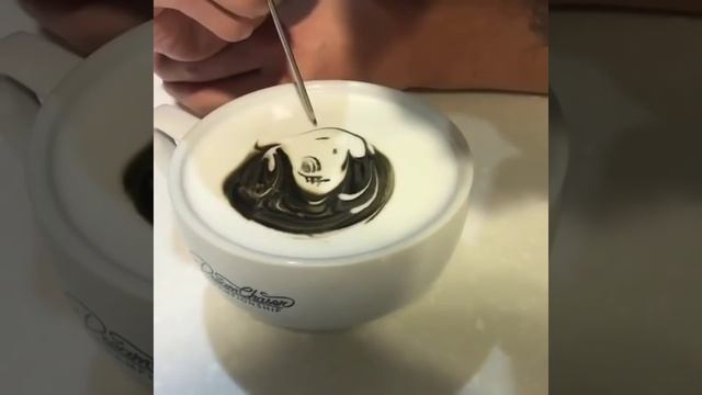 The Most Satysfying Cappuccino Latte Art 2019??☕ смотреть онлайн
