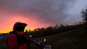 Встретил мотоциклиста на Kayo T4 Enduro