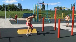 Донецк. Парк Щербакова. Паркур