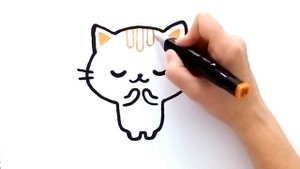 КАК нарисовать рыжего КОТЕНКА. УЧИМСЯ рисовать. Рисунки для срисовки.