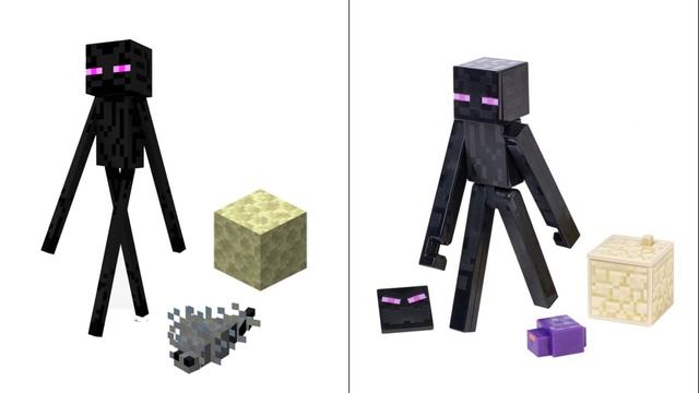 Игрушки Майнкрафт ЛЕГО ФИГУРКИ МАЙНКРАФТ Lego Minecraft vs Real life