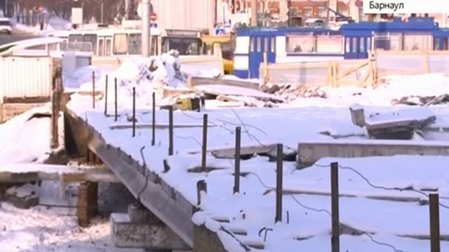 Барнаульские предприниматели терпят убытки из-за ремонта моста смотреть онлайн