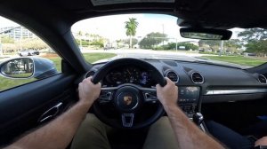 Porsche 718 Cayman POV Drive [4K] | 718 Cayman LAUNCH CONTROL, Accelerations & Downshifts!