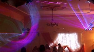 Световое  оформление  свадьбы Владимира и Тамары.