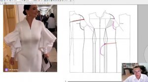 Модельный вторник с Галией Злачевской [2024_19] - Моделирование рукава и платья