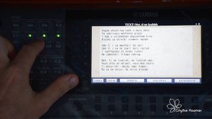 Как добавить слова в песню на синтезаторе Yamaha PSR-S