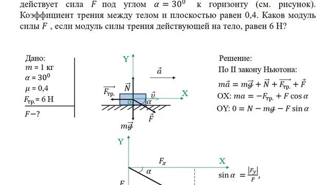 7.2 Применение законов Ньютона: задачи по динамике с …