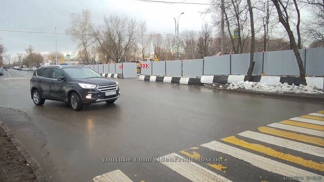 Что сейчас на перекрытой Коломенской улице? // 1 марта 2019 смотреть онлайн