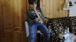 самодельная флейта пимак из борщевика