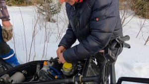 Снегоход СМ-001. Расход бензина, с обраткой и без обратки.