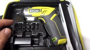 Ryobi Ergo 4V Scewdriver Short Review