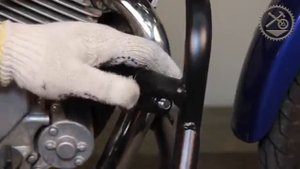 Установка дуг CRAZY IRON на мотоцикл YAMAHA YBR125