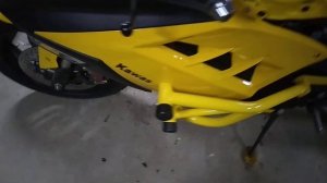 Установка клетки Crazy Airon на электро мотоцикл ?️ Kawasaki ninja