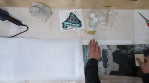 Защита для сноуборда, холодная ламинация рисунка и наклейки сноуборда