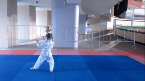 В карате ката Хиян ендон ( heian yondan )