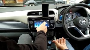Немного прокатился на NISSAN LEAF ZE1 и пообщался с владельцем