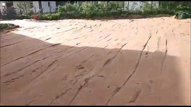 Отсыпка участка. Осушение болота.