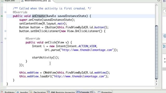 Android Tutorial 8: Working with WebViews смотреть онлайн