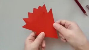 Гвоздика из бумаги своими руками