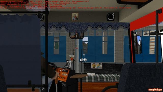 Omsi 2, карта "Чистогорск", автобус "икарус 256", рейс до атп:) смотреть онлайн