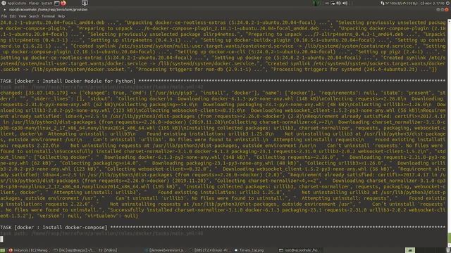 Creating a website using Terraform, Ansible and Docker Compose
