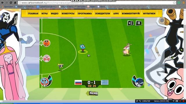 Обзор игры Toon Сup 2013 | Обзор быстрой игры смотреть онлайн