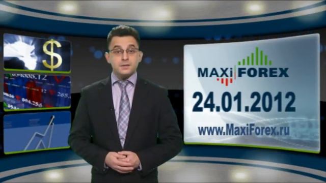 24.01.12 - GBP/USD. Прогноз курса пары фунт-доллар. MaxiForex смотреть онлайн