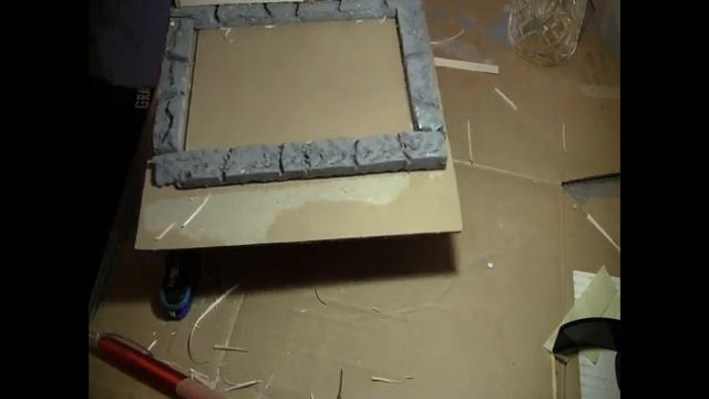 Building a post and plank House for 28 mm miniatures for the first time.