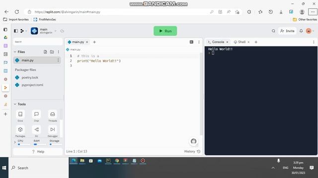Python programming 101 in Filipino: lesson 1
