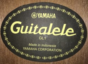 Гитара 1/8 Yamaha GL1 Guitalele - Пираты Карибского моря.