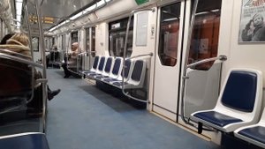 Метро Санкт-Петербурга. Поездка на 81-556 "НеВа"