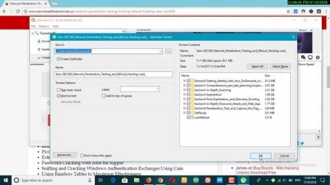 Network Penetration Testing Training | Ethical Hacking | SANS SEC560 Download Complete Course