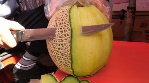 Фрукты ниндзя из Кореи, удивительные навыки резки фруктов - корейская уличная еда.