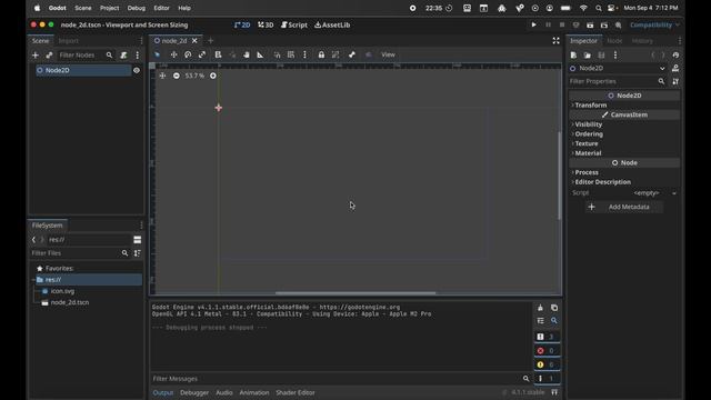LESSON 6   Viewport Resizing in Godot | Tips and Tricks