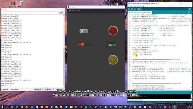 Virtuino IoT - Web Socket connection with ESP8266 part2 смотреть онлайн