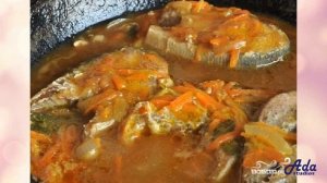 ★Горбуша, тушенная с овощами★ Рецепт, пошаговый, как приготовить, видеорецепт