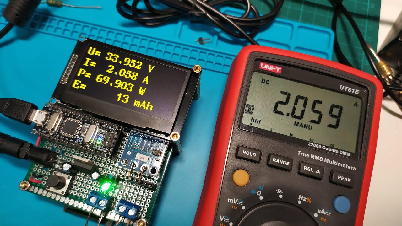 INA226 и опять вольтметр. Но какой! смотреть онлайн