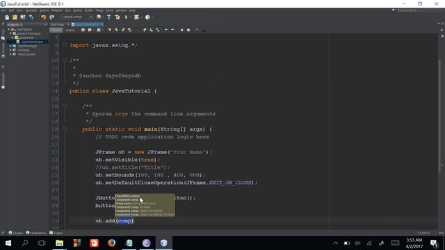 JAVA Swing Bangla Tutorial 1 - JFrame - বাংলা